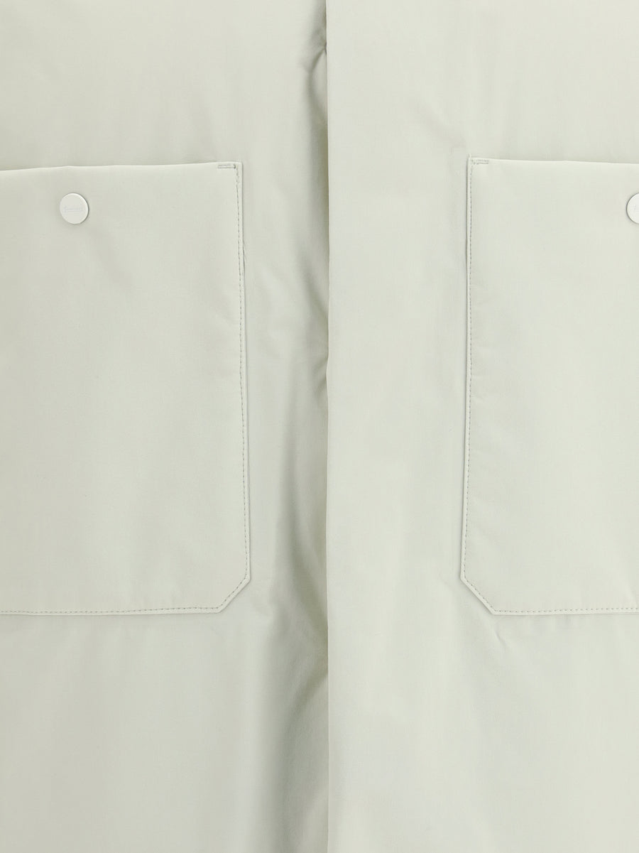 Padded Jacket Dark Ivory Nylon