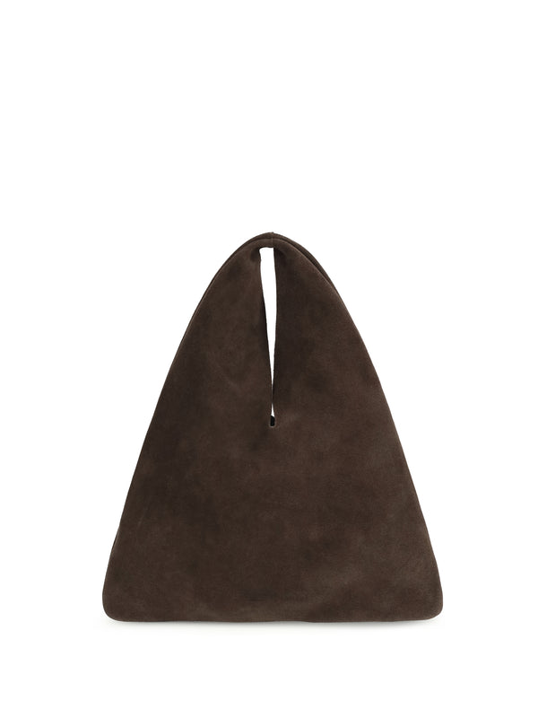 Manebi 100% Calf Leather Bos Taurus shoulder bag in brown