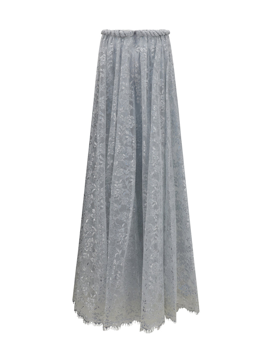 Dress Carousel Metallic Twist Silver Polyester