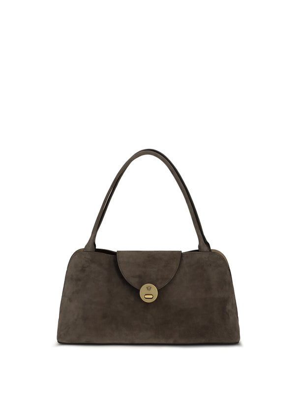 Versace 100% Calf Leather Bos Taurus shoulder bag in brown