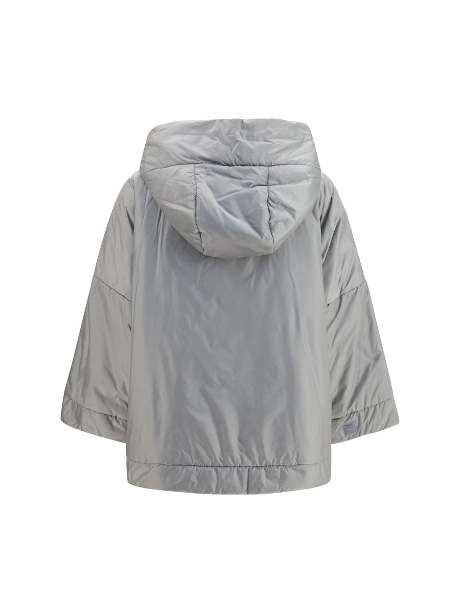 Hooded Padded Jacket Steel Outer: Polyester