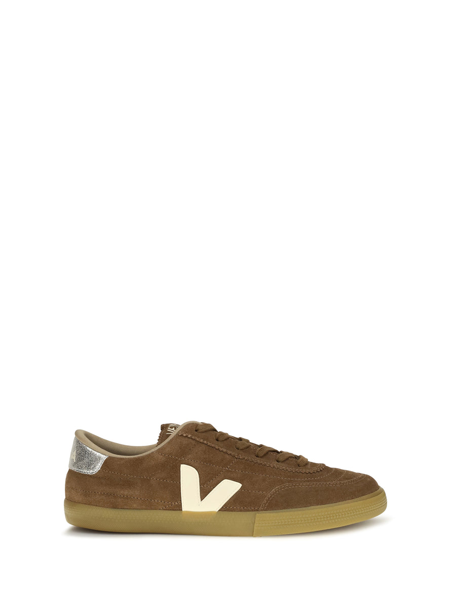 Panenka Suede Sneakers Brown_pierre_silver