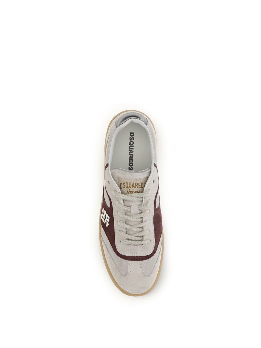 Leather Sneakers White-Red White/red Trainers