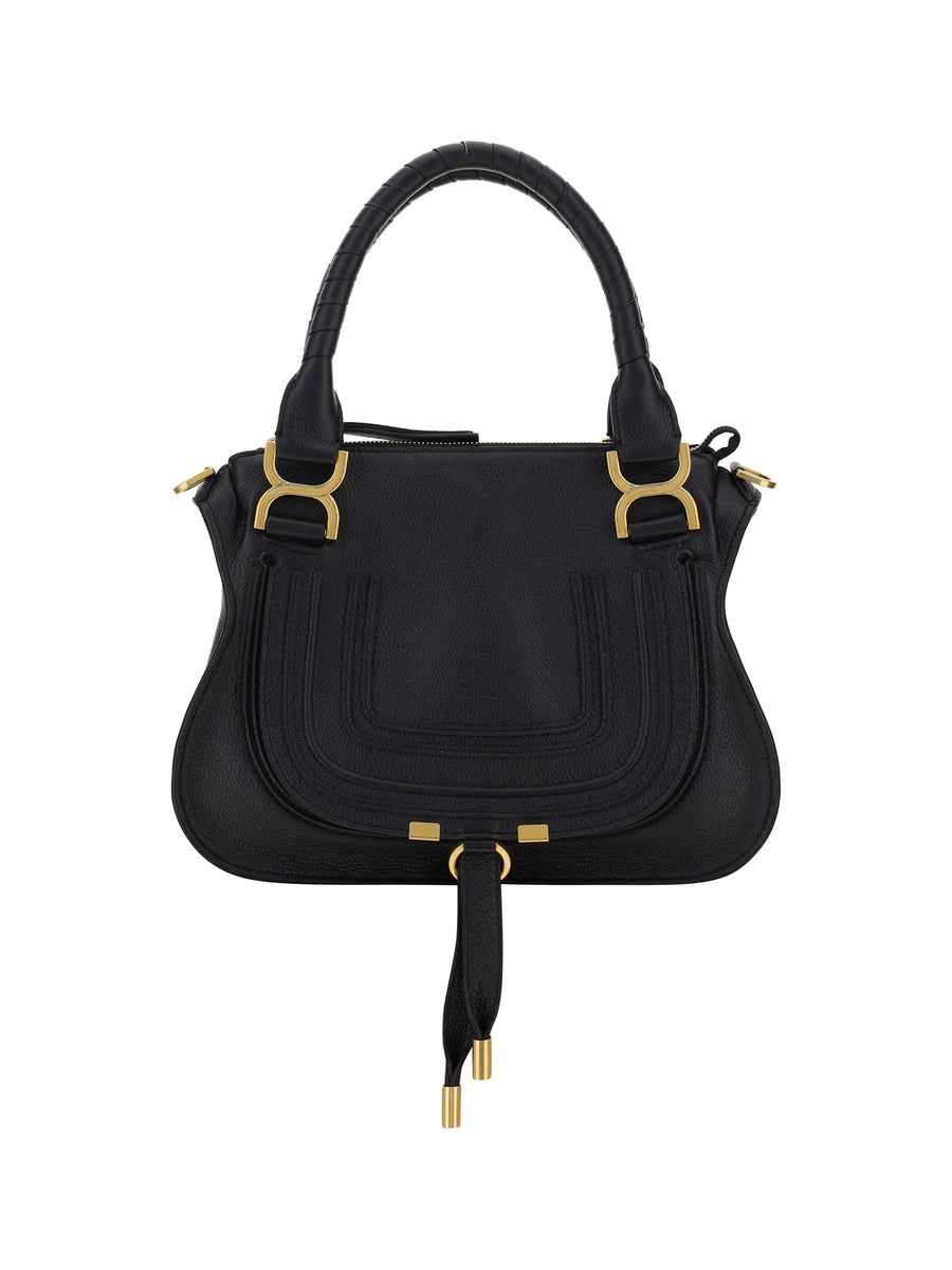Marcie Calfskin Handbag Black Calf Leather Handbags