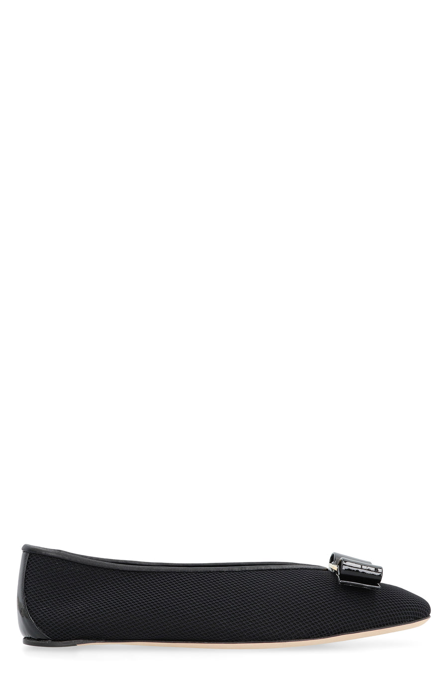 Ballet Flats Vara Black Lamb Ballerina Shoes