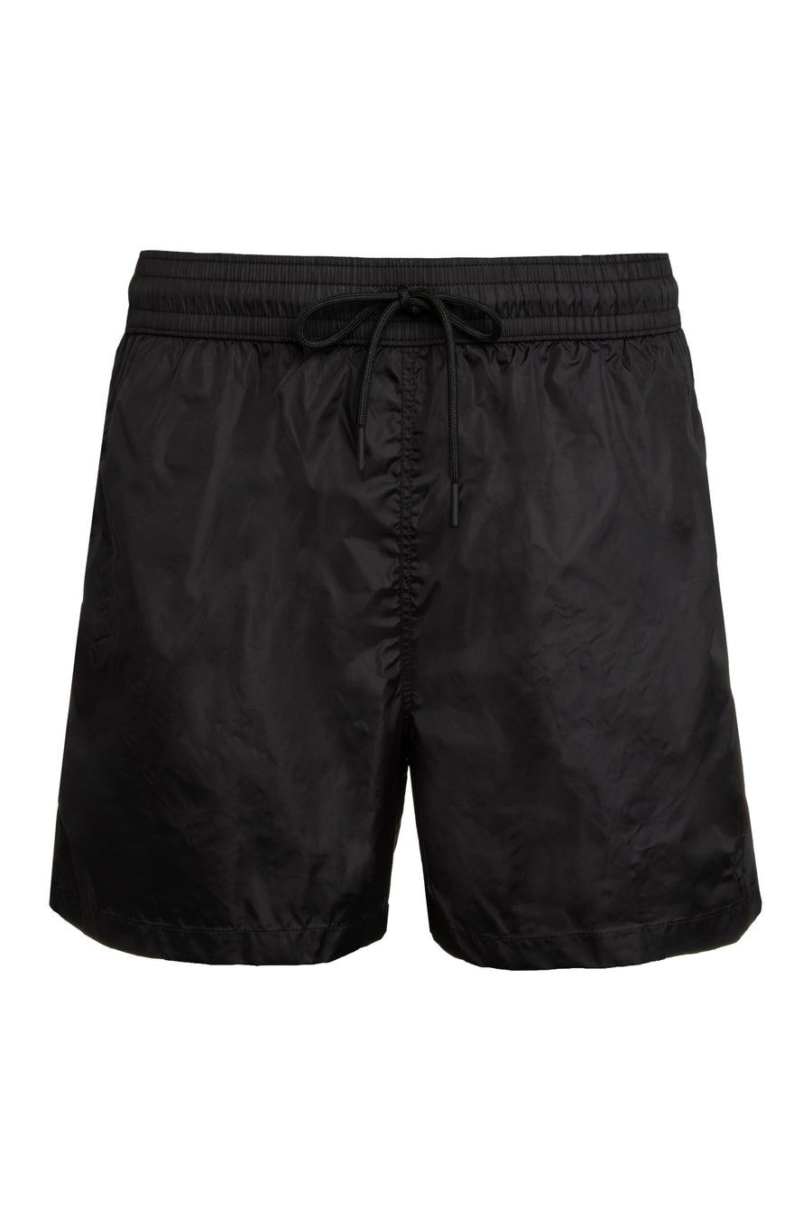 Swim Shorts With Side Pockets Black Nylon Beachwear
