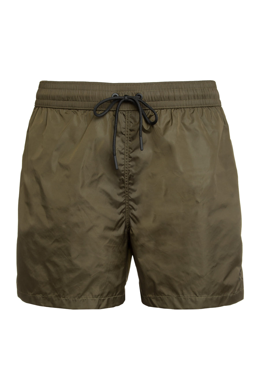 Swim Shorts Military Green Nylon Beachwear