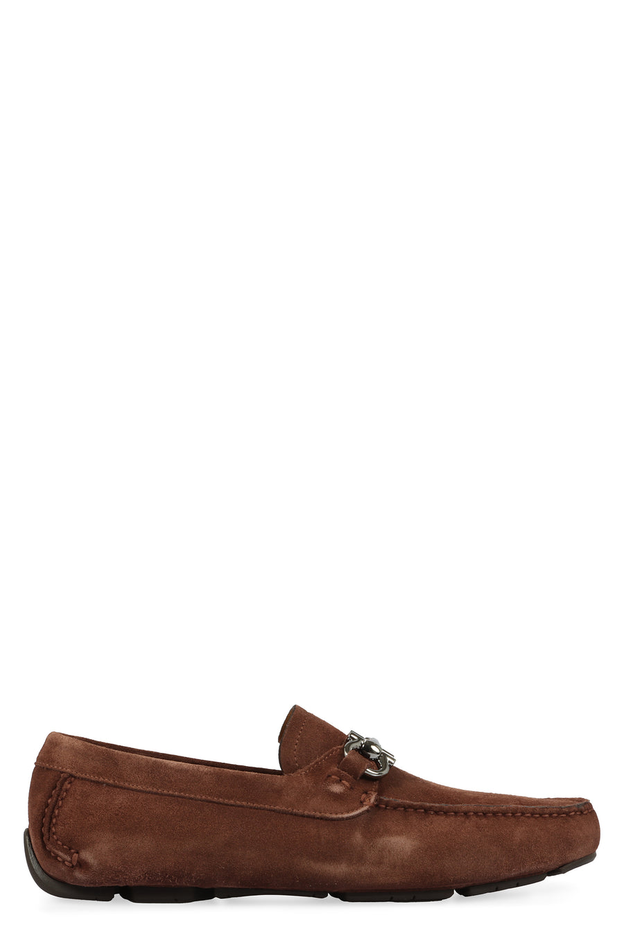 Suede Loafers Brown Calfskin