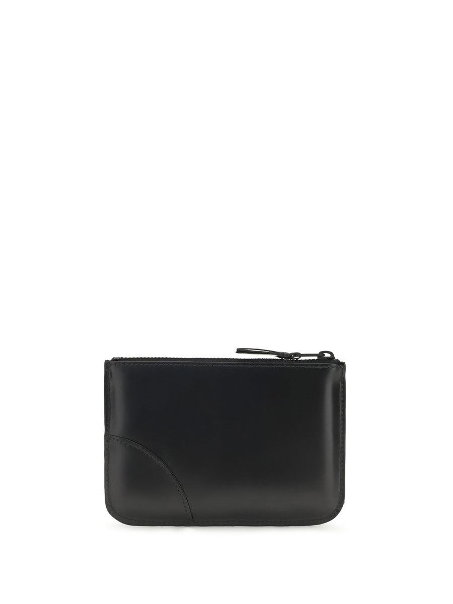Leather Zip Wallet Black Calf Umbrellas