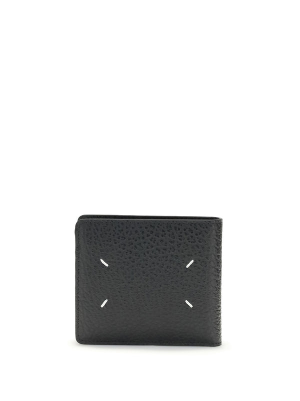 Maison Margiela 100% calf leather (Bos Taurus) wallet in black