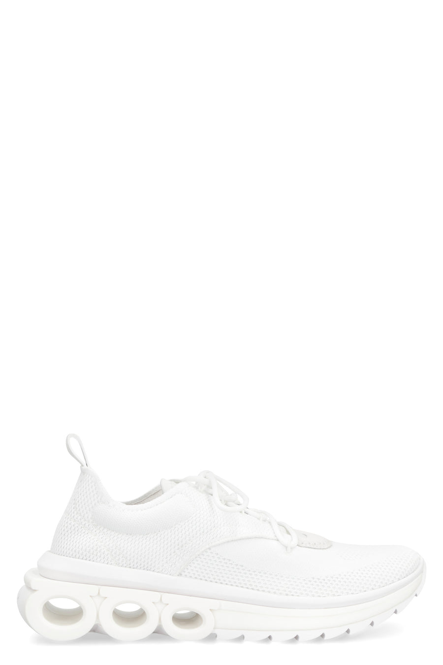 Fabric Low-Top Sneakers White Trainers