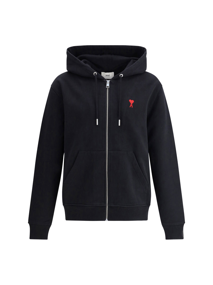 Cotton Hoodie Black Sweatshirts