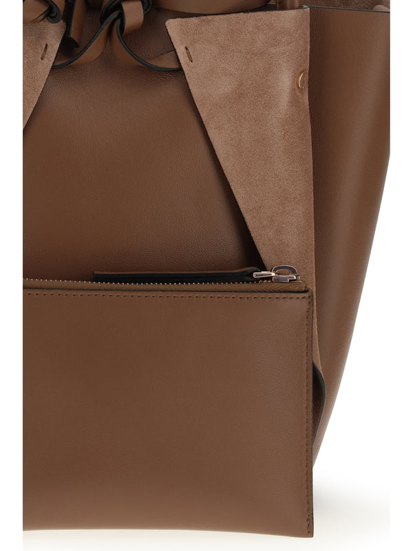 Handbag Marija Cognac Lambskin Shoulder Bags