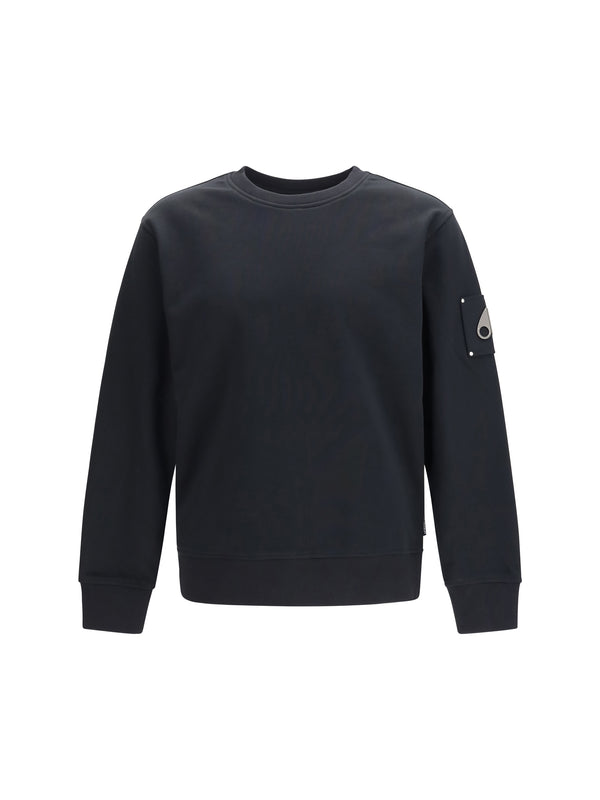 Moose Knuckles 100% Cotton sweatshirt in black