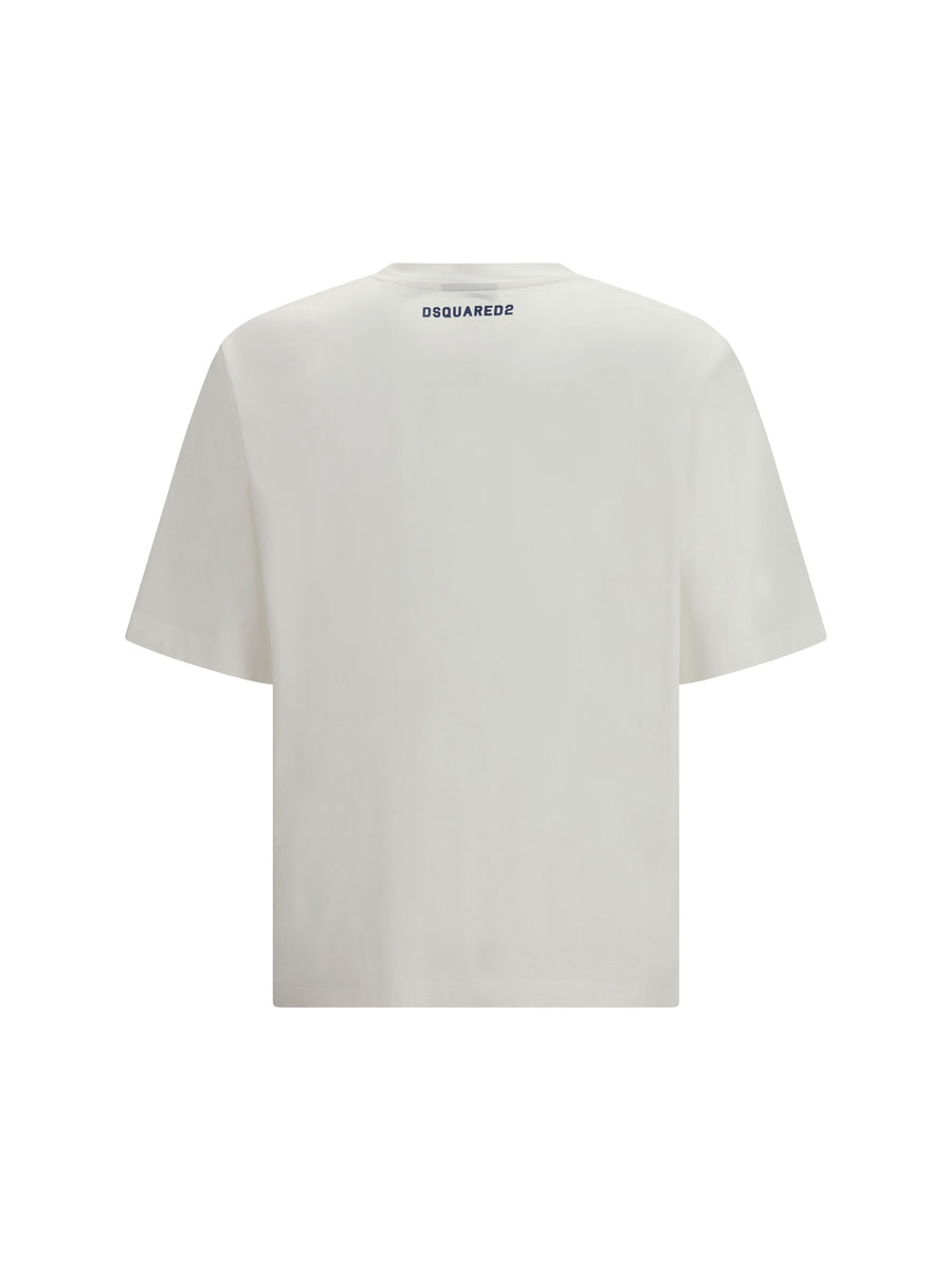 T-Shirt Printed White Cotton T-shirts