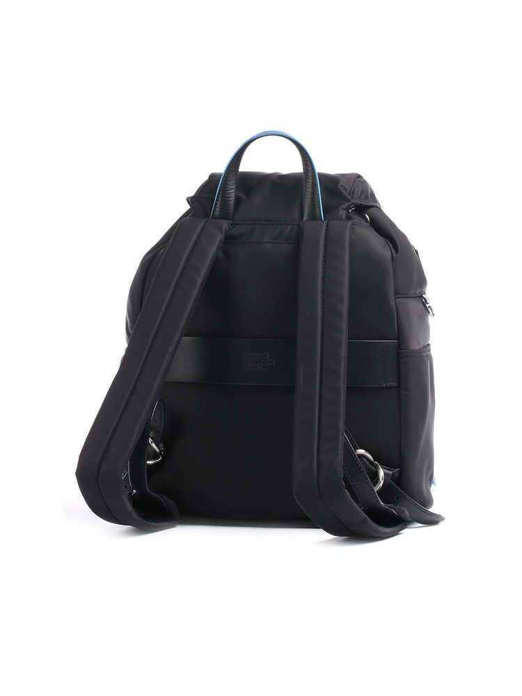 Piquadro 100% Recycled Nylon backpack in black