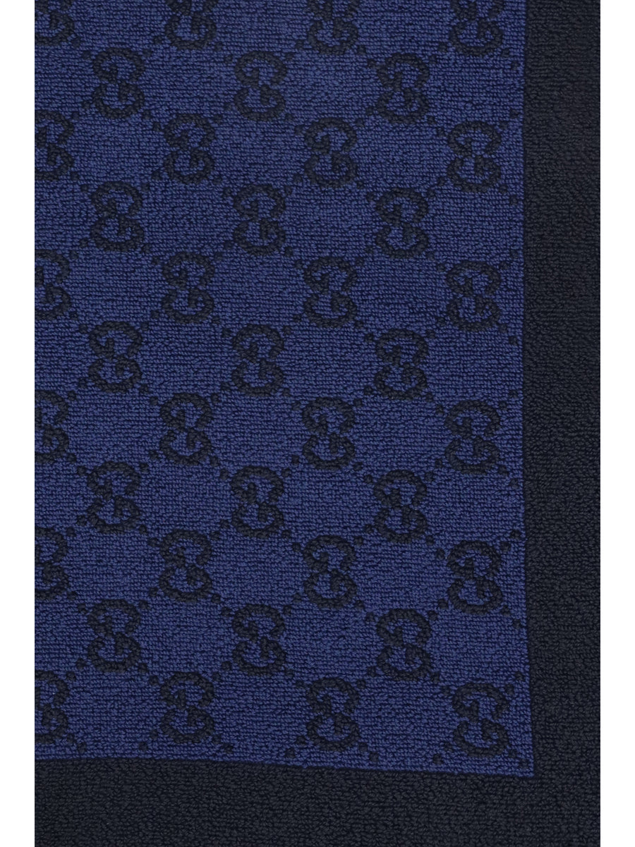 Terry Cotton Towel Gg Sapphire Scarf