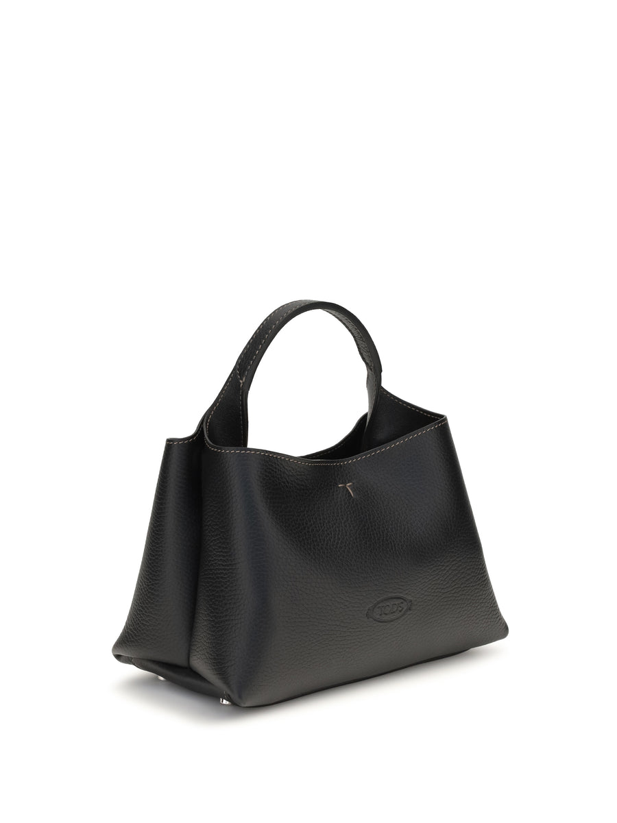 Handbag Micro Leather Black Calf Handbags