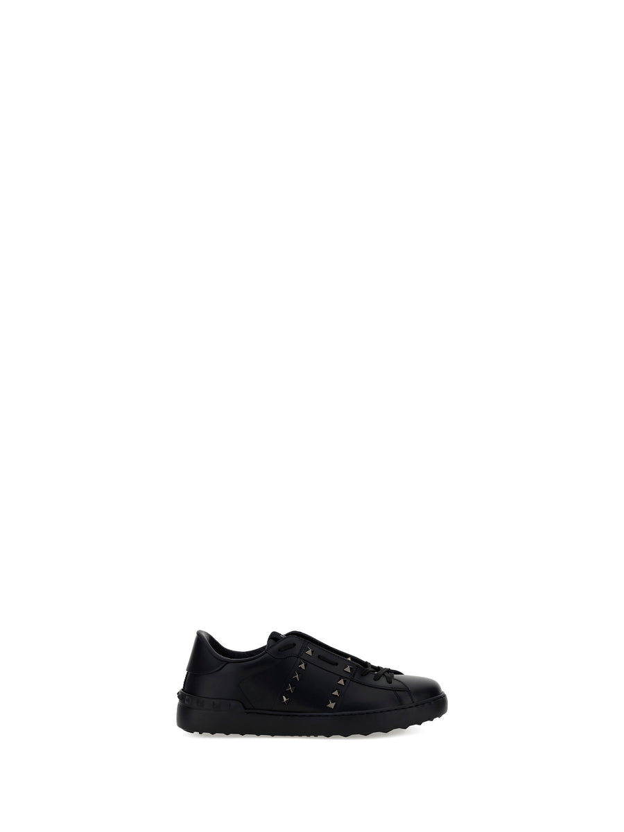 Sneaker | Rockstud Untitled Vitello Te Nero/nero
