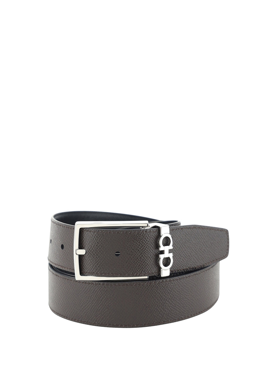 Reversible Leather Belt Black Calf