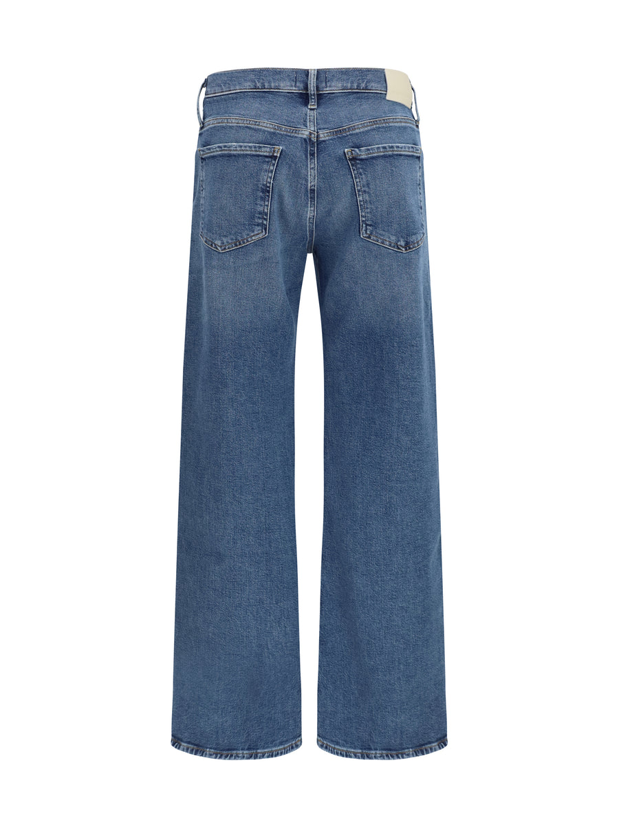 Wide-Leg Jeans Nora Cotton Blue