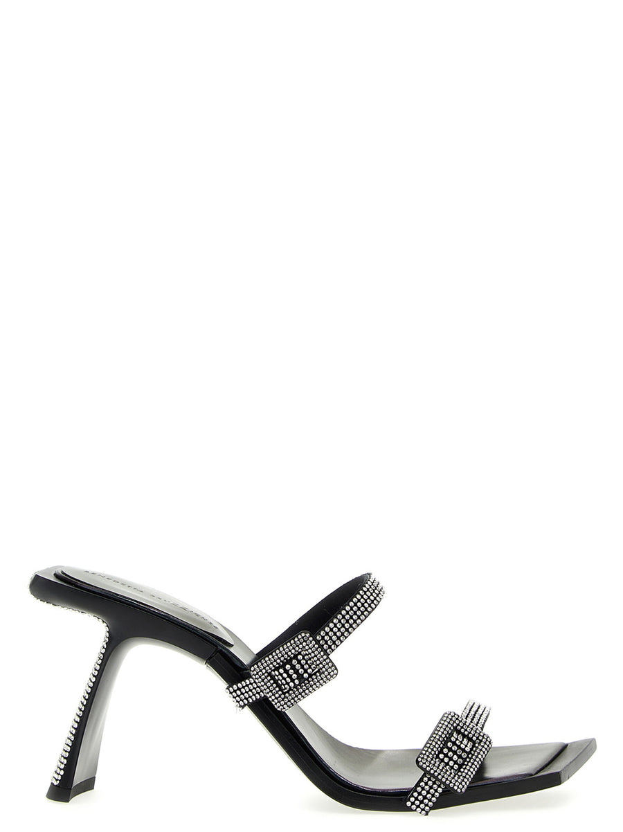 Benedetta Bruzziches Ewa Sandal Heel — Black