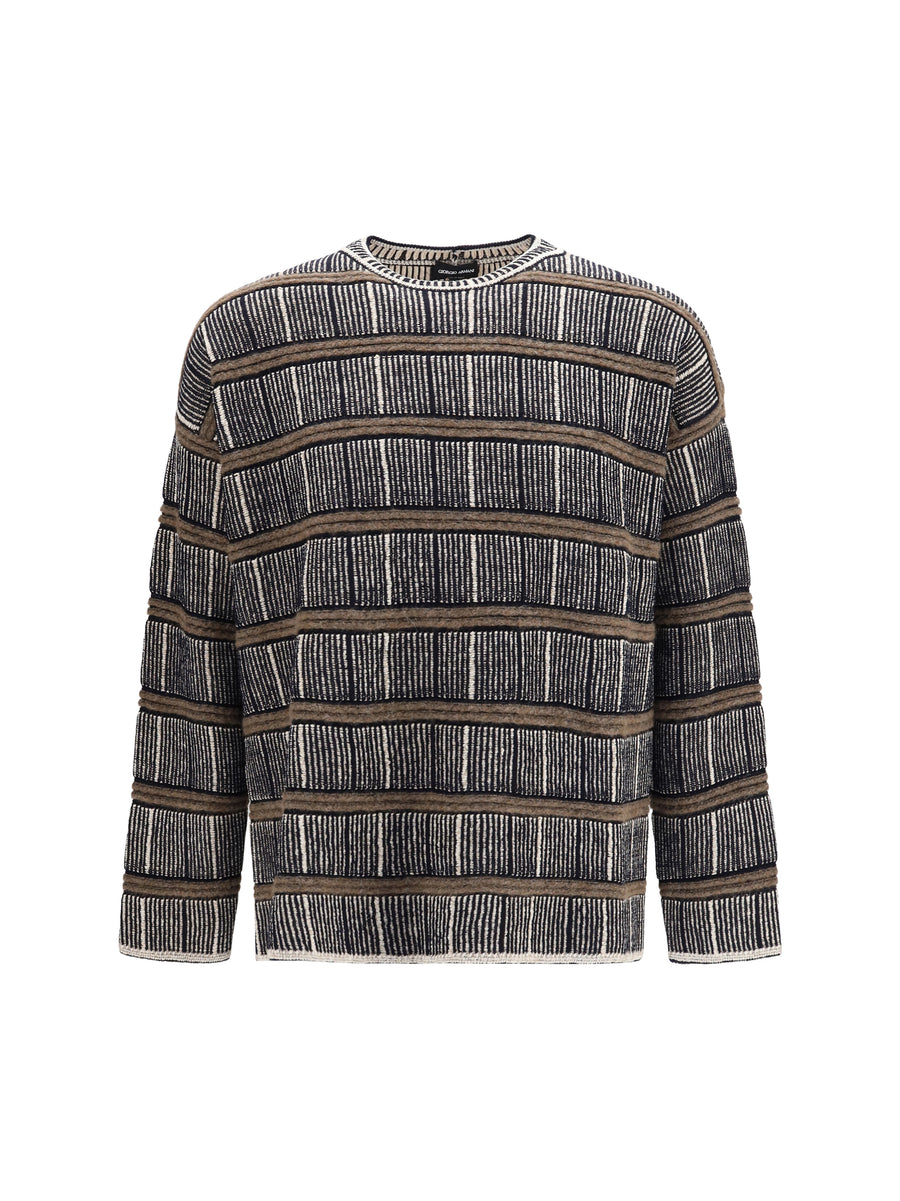 Giorgio Armani 57% Silk sweater in navy