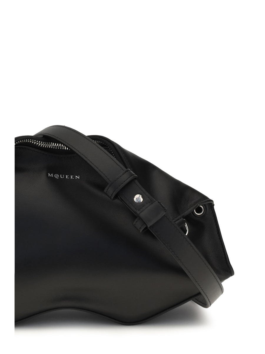 Clutch Manta Black-Silver Black/silver Calf Leather Bags