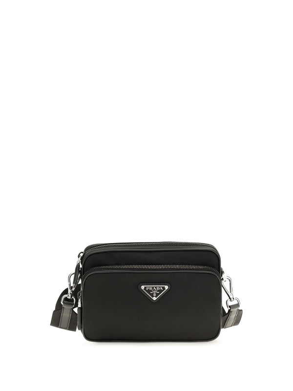 Shoulder Bag Bandoliera Black Recycled Polyamide
