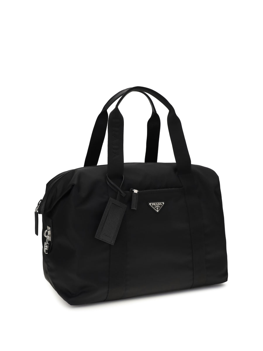 Travel Bag Black Calf Leather (bos Taurus) Luggage & Holdalls