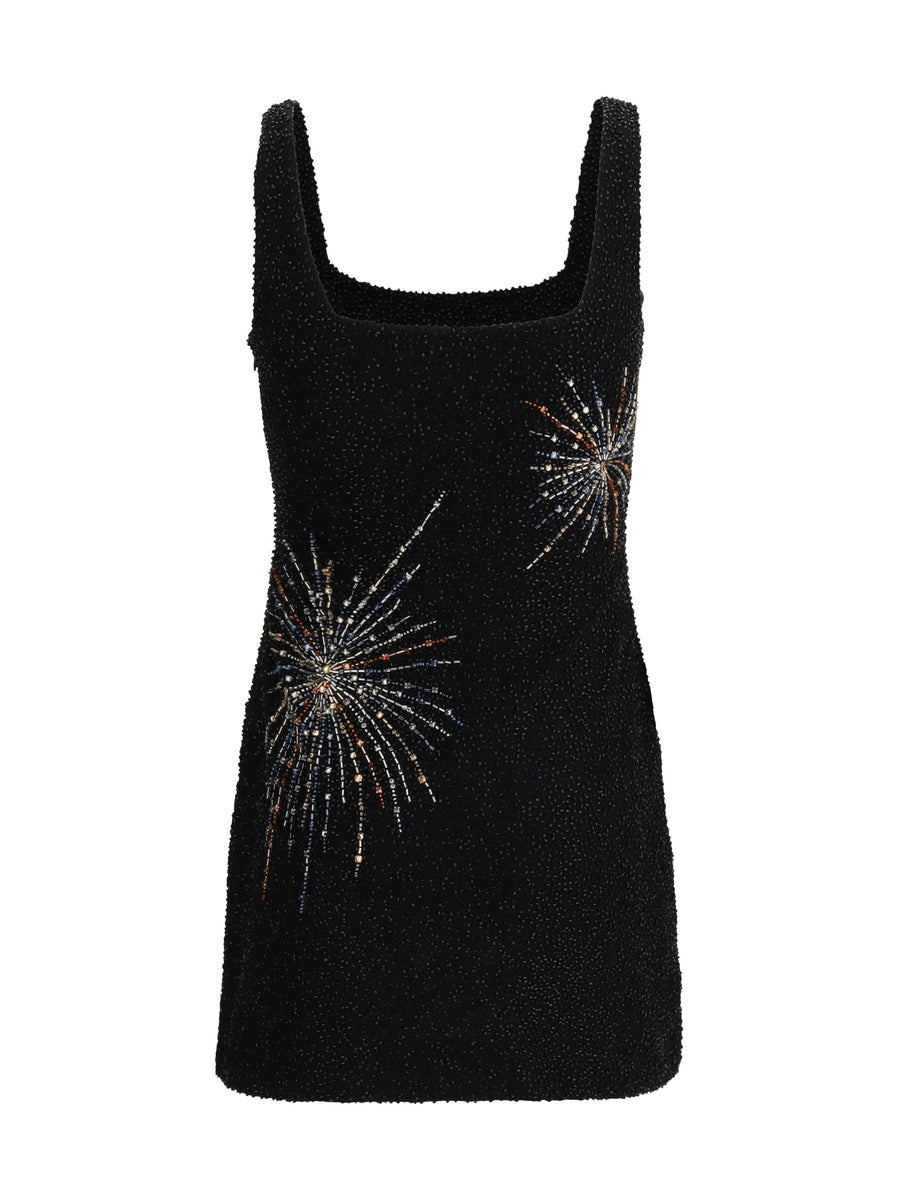Dress Sable Firework Black Nylon