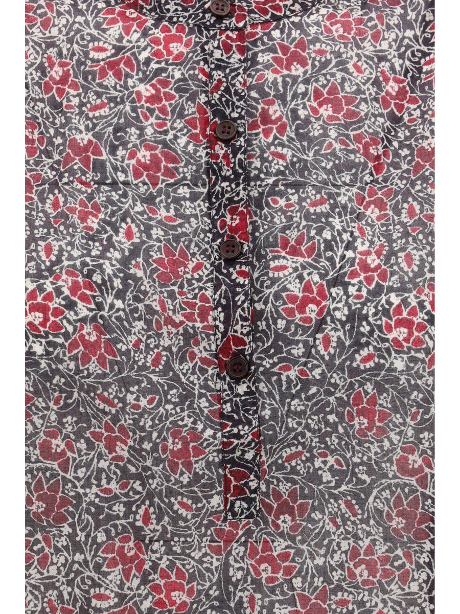 Blouse Maria Crushed Berry Cotton Shirt