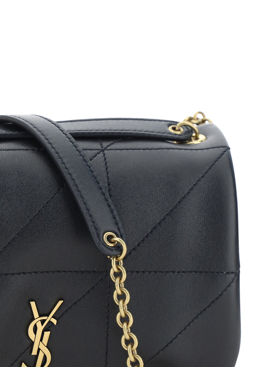 Jamie Shoulder Bag Black Lambskin