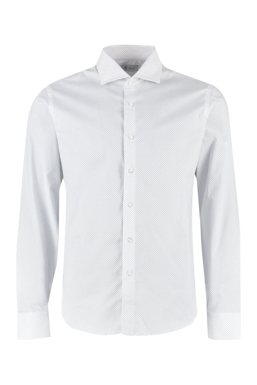 Shirt, Printed Cotton, White
