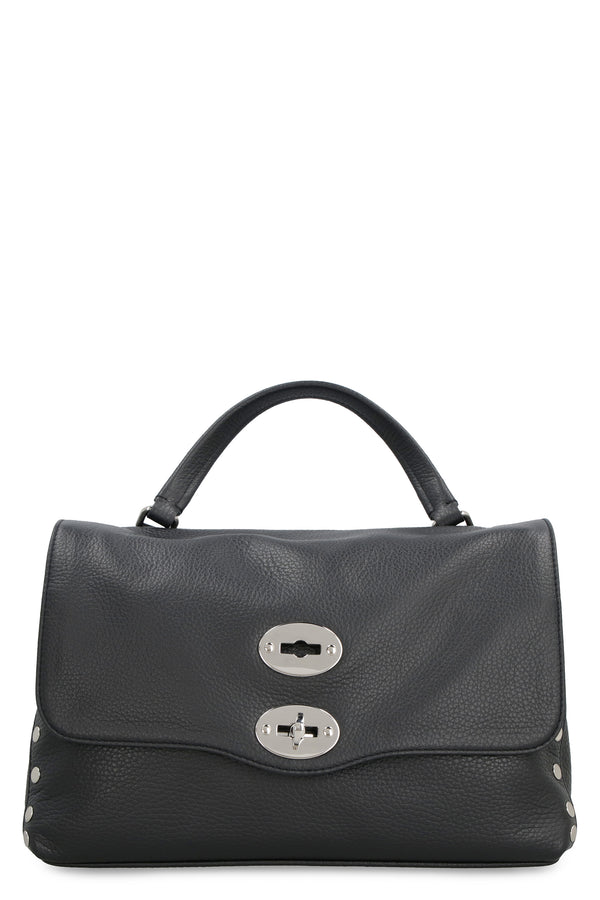 Zanellato Postina S Leather Handbag Black Calf Handbags