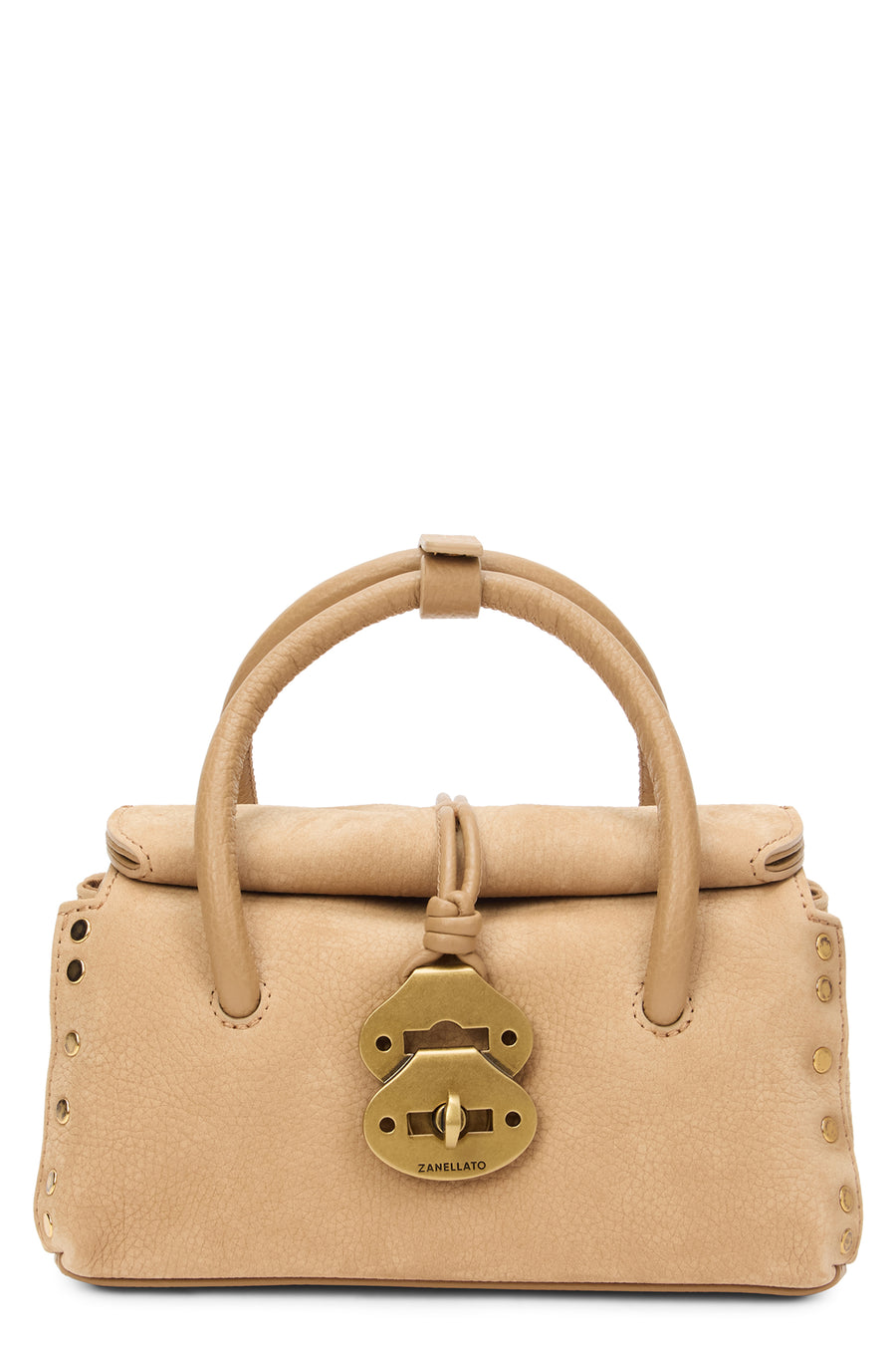 Baby Bag Dotta Beige Leather Lambskin Handbags