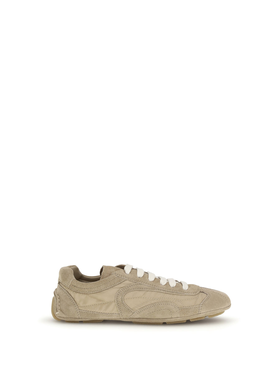Sneakers Montecarlo Re-Edition Camel Upper: Lambskin Trainers