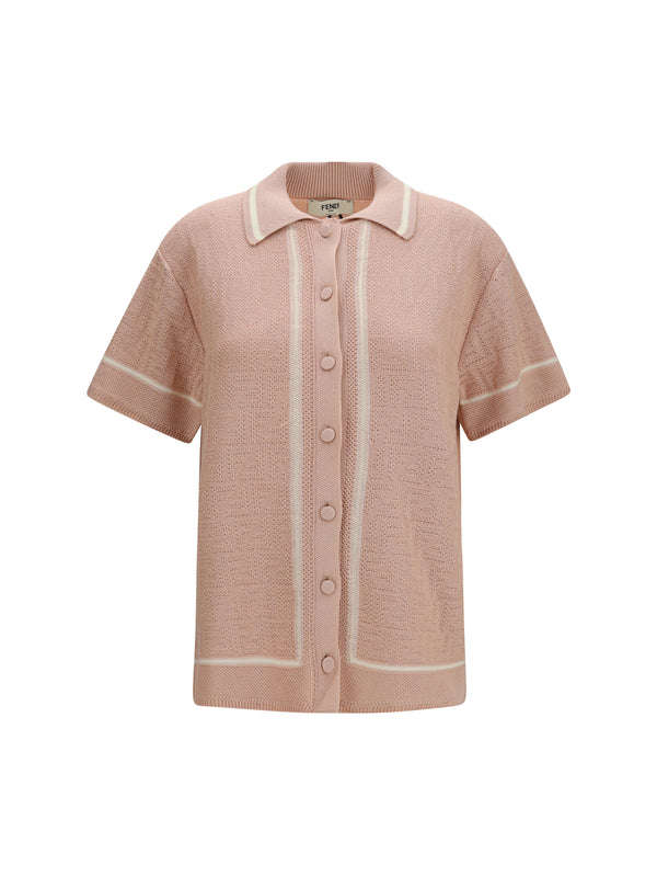 Fendi 100% cotton shirt in pink