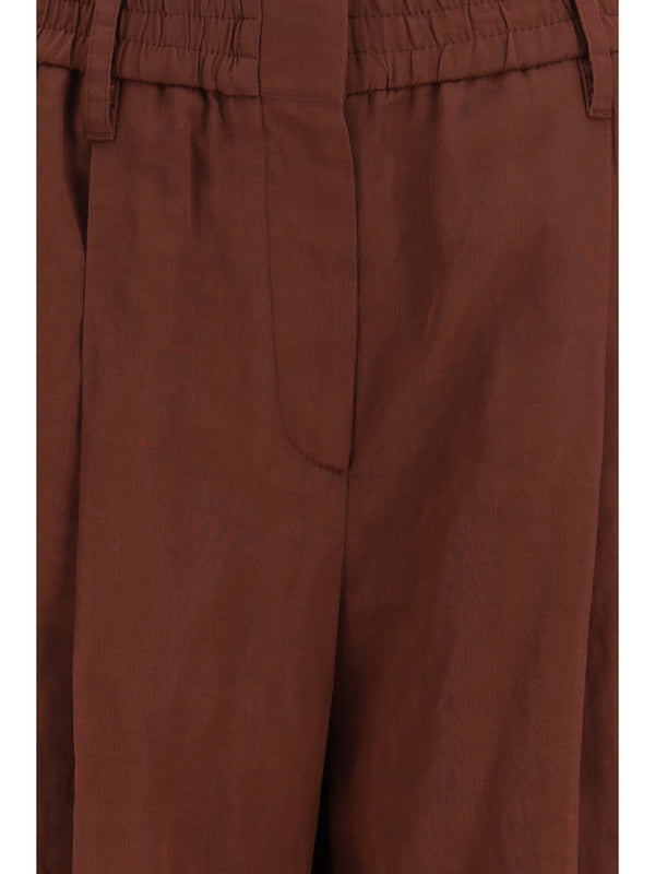 Track Pants Sartorial Mulberry Cotton Trousers