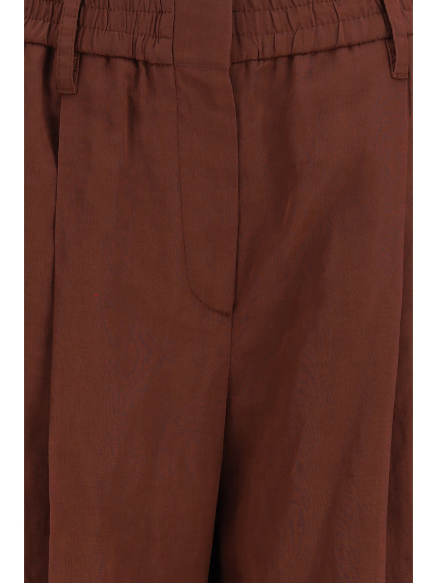 Track Pants Sartorial Mulberry Cotton Trousers