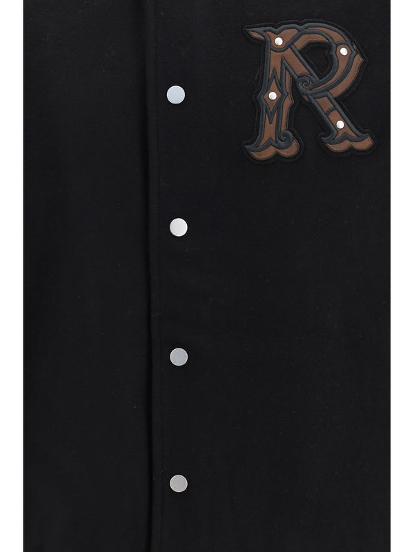 Jacket Vintage Varsity Jet Black