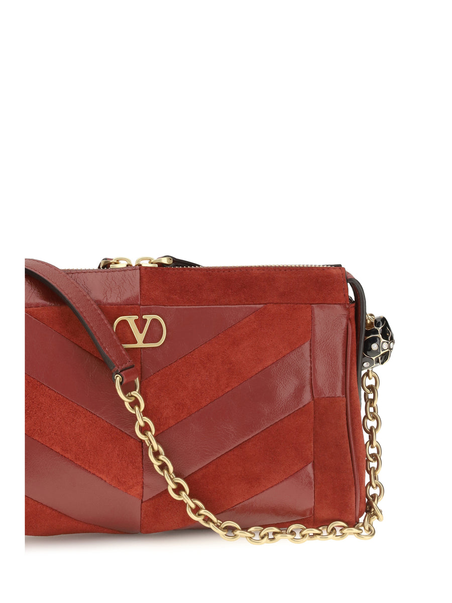 Shoulder Bag Panthea Russet Red Calf Leather