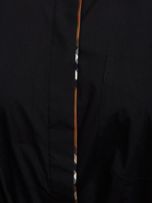 Burberry 96% Cotton dress in black