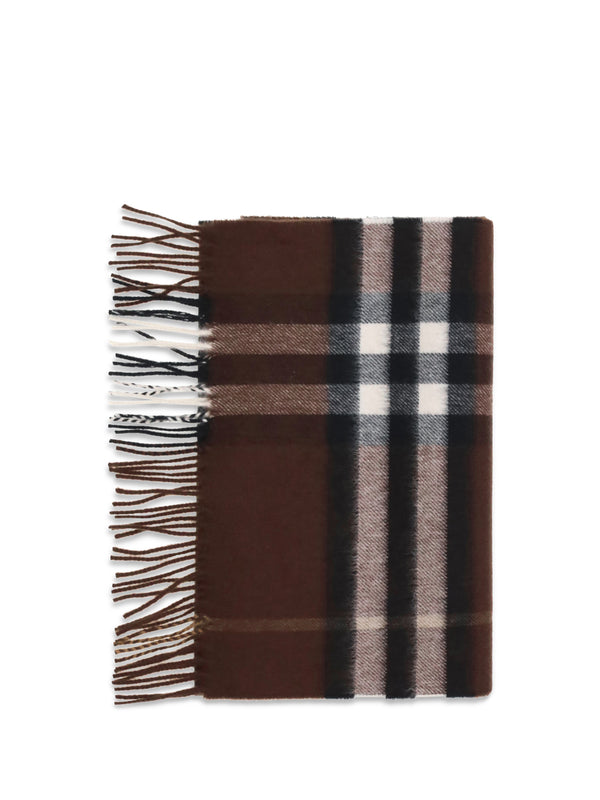 Burberry 100% Kashmir/Capra hircus scarf in brown