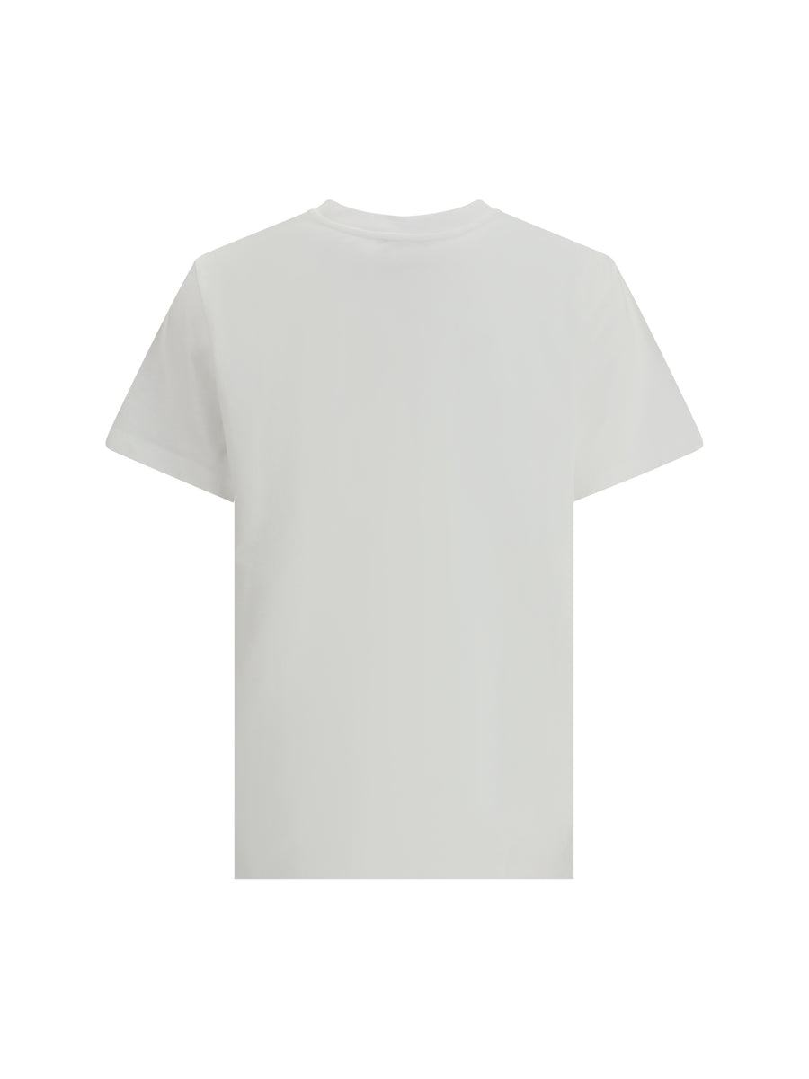 T-Shirt Logo White-Black White/black Cotton T-shirts & Jerseys