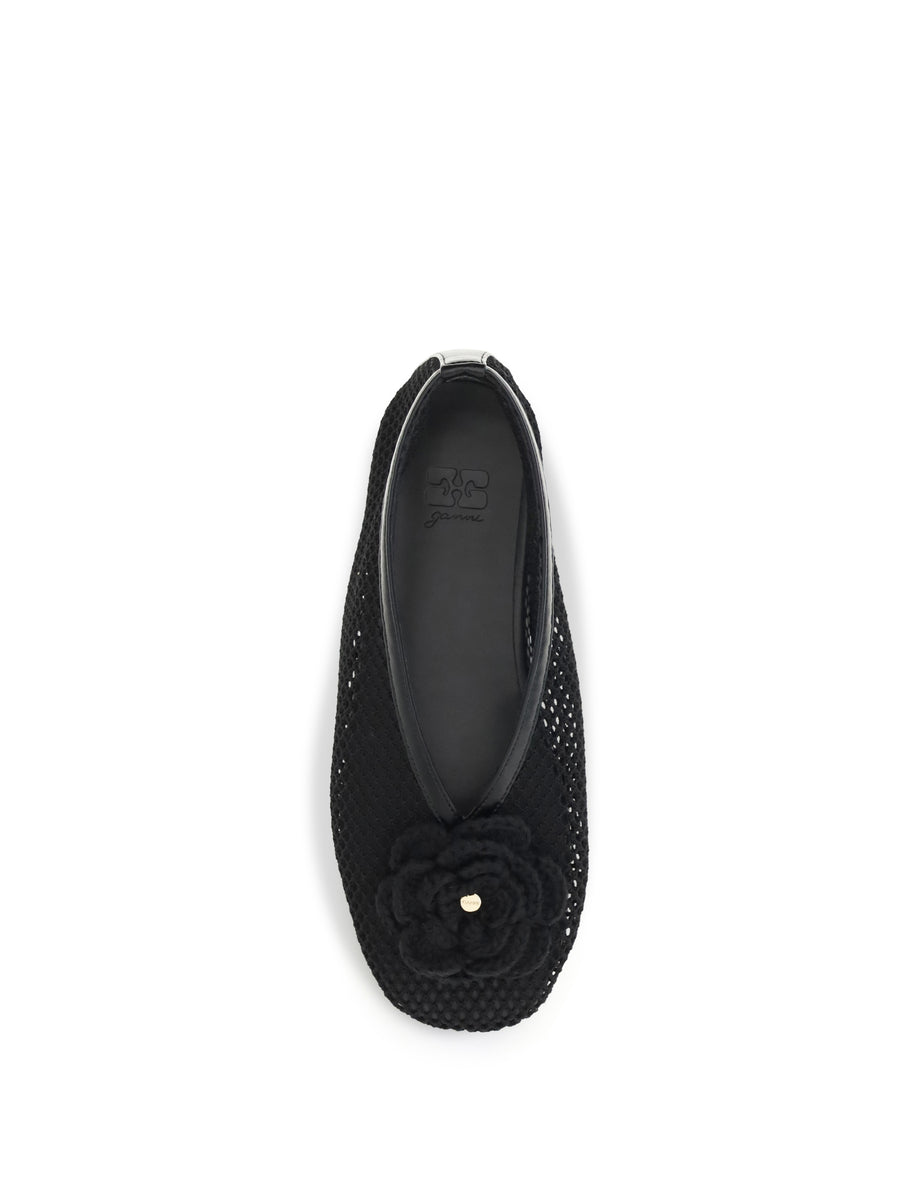 Ballerina Shoes Jenny Black Upper Viscose