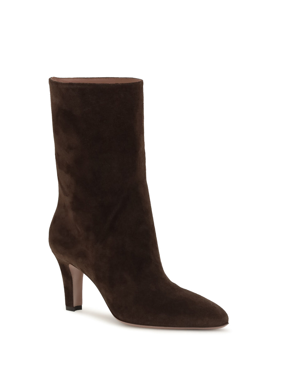 Ankle Boots Elsa Chocolate Suede Upper