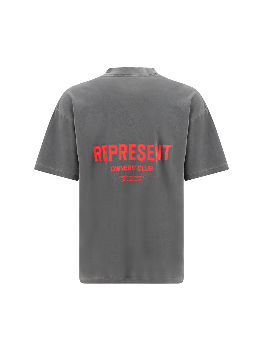 Cotton T-Shirt Washed Black T-shirts