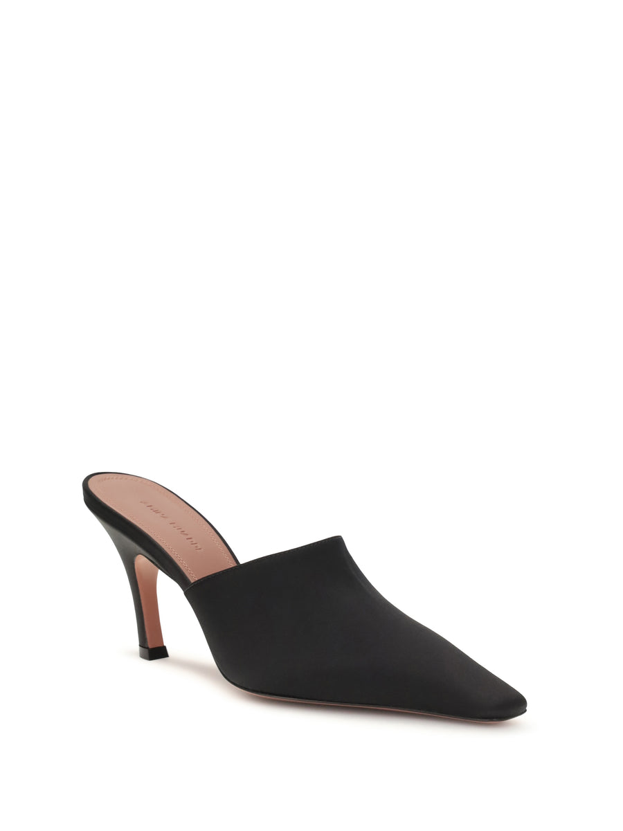 Mules Sandals Jamie Black Silk