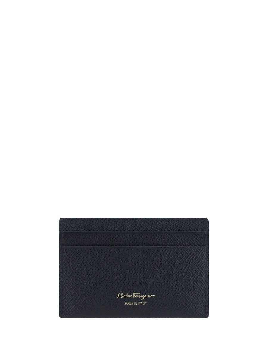 Card Holder Calfskin Black Calf Leather Wallets & Purses